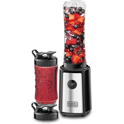 Black+Decker SBX300-B5 Sports Blender & Smoothie Maker, 300W, 6-Piece