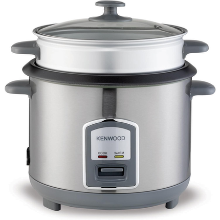 Kenwood RCM19 Rice Cooker & Steamer 1.9L, Non-Stick Pot, Stainless Steel