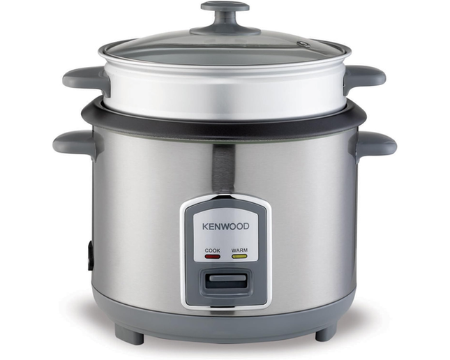 Kenwood RCM19 Rice Cooker & Steamer 1.9L, Non-Stick Pot, Stainless Steel