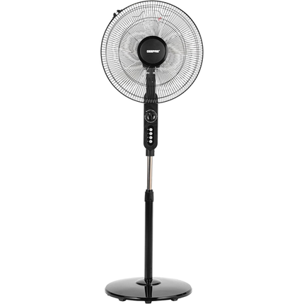 Geepas 16" Stand Fan 60W 3 Speed 5 Leaf Blade Adjustable Height & Tilt GF9489N