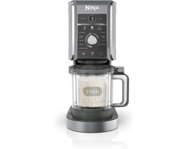 Ninja CREAMi Deluxe NC501ME 10-in-1 Ice Cream & Frozen Drink Maker