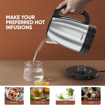 Nikai NK420A Stainless Steel Electric Kettle, 1.7L, 2200W