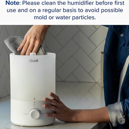 Levoit Dual 150 Ultrasonic Cool Mist Humidifier - 3L Tank with Aromatherapy
