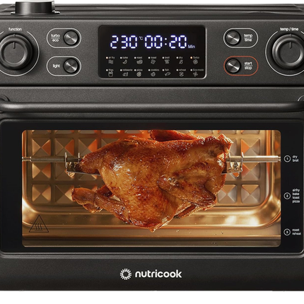 Nutricook Baker's Oven NC-AFTO330K 12-in-1 Air Fryer Toaster Oven 30L Steam Infusion