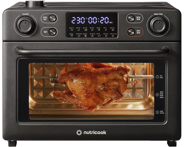 Nutricook Baker's Oven NC-AFTO330K 12-in-1 Air Fryer Toaster Oven 30L Steam Infusion