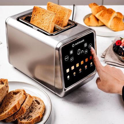 Nutricook 2-Slice Smart Toaster with 6 Browning Levels TS201ME