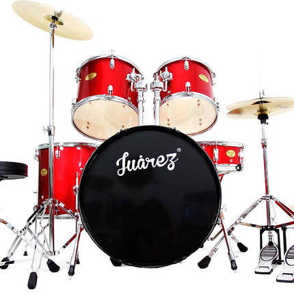 Juarez Obra JRD500/BK Full Size 5-Piece Adult Acoustic Drum Kit