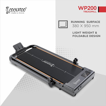 Cockatoo WP200 3HP Motorized Treadmill Walking Pad 12km/h Foldable