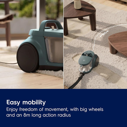 Electrolux Canister Bagless Vacuum Cleaner – 2000W, 4-Stage Filtration EC412DB