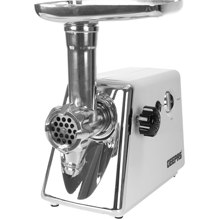 Geepas GMG746 1200W Meat Grinder - Stainless Steel Blade, Reverse Function