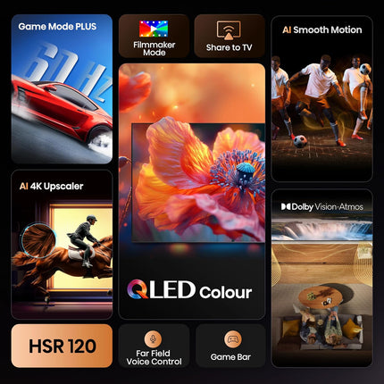 Hisense 50 Inch E7Q QLED 4K HDR Smart TV 50E7Q