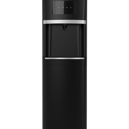 Hitachi HWD-B30000 bottom loading water dispenser, black, front view