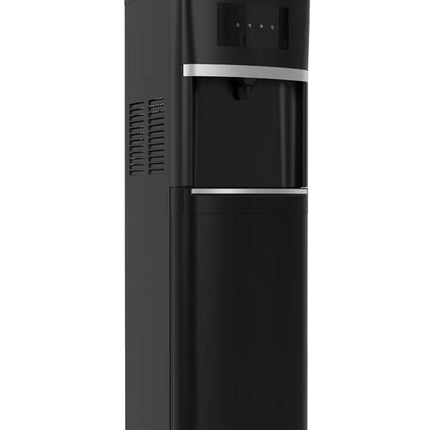 Hitachi HWD-B30000 bottom loading water dispenser, black, alternate view