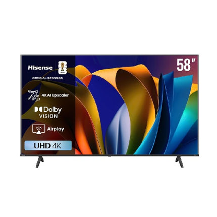 Hisense 58E6N 58 Inch 4K UHD Smart TV with Dolby Vision HDR10+ AI Processor and VIDAA OS