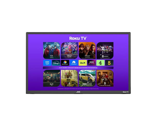 JVC 55CR530 55-inch 4K UHD Smart TV with HDR visuals, smart apps, immersive audio & smooth entertainment experience.