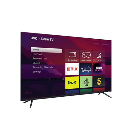 JVC 55 Inch 55CR530 4K HDR Roku Smart LED TV