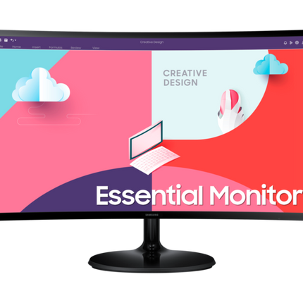 Samsung C360 27-inch monitor reference 1; actual used condition and stand may vary