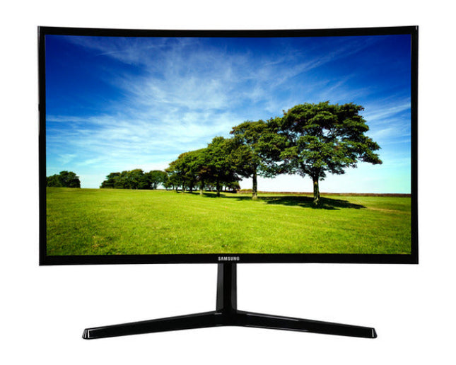 Samsung CF398 monitor reference 2; actual used condition and stand may vary