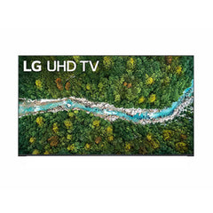 LG 60UP8000 60 inch 4K UHD Smart TV with HDR10 Pro, AI ThinQ, Quad Core Processor 4K, vivid colors and smooth streaming performance.