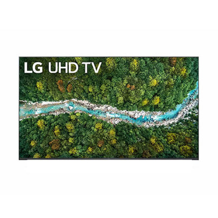 LG 60UP8000 60 inch 4K UHD Smart TV with HDR10 Pro, AI ThinQ, Quad Core Processor 4K, vivid colors and smooth streaming performance.