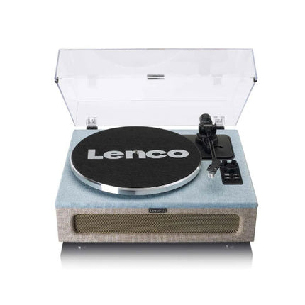 Lenco Bluetooth Turntable, Integrated Speakers 40 Watt RMS, RCA Out and AUX-in LS-440BUBG