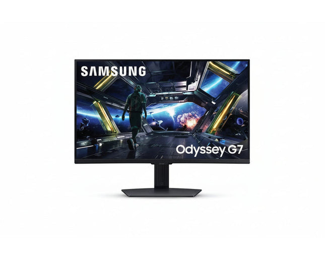 Samsung Odyssey G7 G70D monitor reference 1; actual used condition and stand may vary