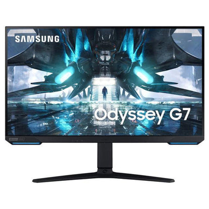 Same-design Samsung Odyssey G7 28-inch monitor reference 1; actual used condition and stand may vary