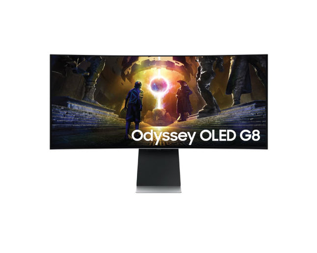 Samsung 34-Inch Odyssey OLED G8 Ultra-WQHD Curved Gaming Monitor – LS34DG850SUXEN