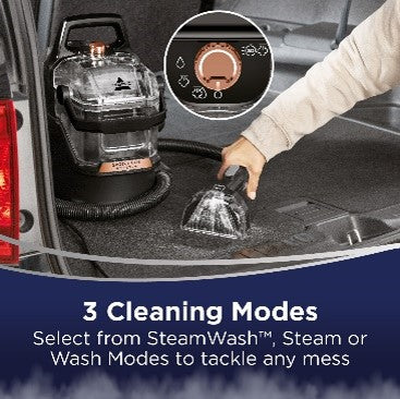 BISSELL SpotClean HydroSteam cleaning upholstery