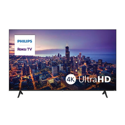 Philips 75PUL6645 75-Inch 4K UHD LED Smart Roku TV with HDR, Dolby Audio, Voice Control and Streaming Apps