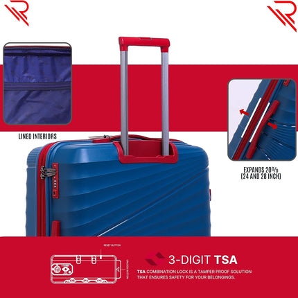 Reflection Lightweight Hardshell Trolley Suitcase TBT22HCP2BU849