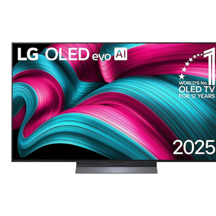 LG 55 Inch OLED evo C5 4K 144Hz Smart TV with α9 AI Processor Gen8, Dolby Vision, Dolby Atmos and webOS 2025 Model OLED55C5