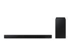 Samsung HW-B530 2.1ch soundbar with Dolby Digital Audio, DTS Virtual:X, wireless subwoofer & powerful bass for immersive home entertainment.