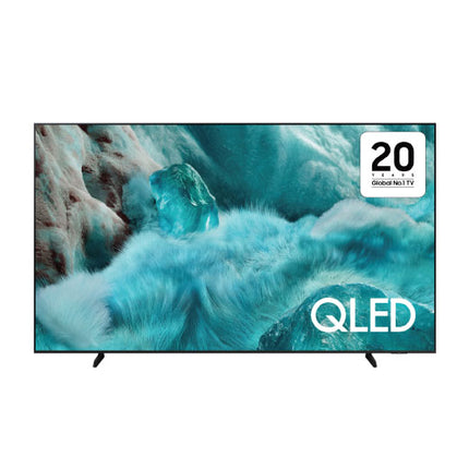 Samsung 43Q7F 43 inch QLED 4K Smart TV with Quantum HDR, vibrant colors, AI-powered picture enhancement, smart features, and sleek design.