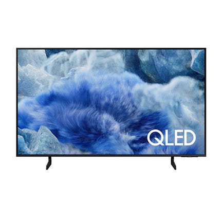 Samsung 50Q8F 50 inch QLED 4K Smart TV with Quantum Dot display, HDR10+, 500Hz refresh rate, AI upscaling, and Tizen smart OS.