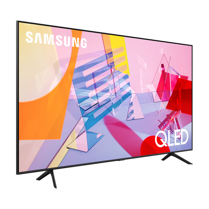 Samsung 50 Inch QLED 4K Smart TV front display vibrant color screen 
