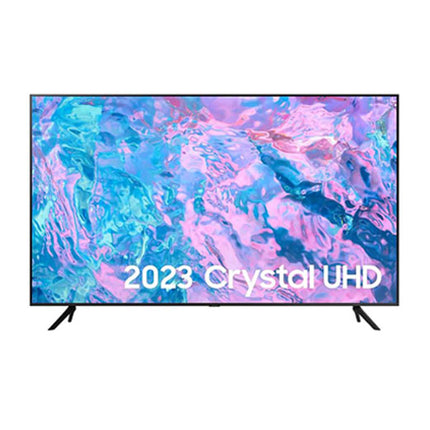 Samsung 55CU7000 55 Inch Premium 4K Crystal UHD Smart TV with Slim Design Q Symphony Adaptive Sound and Gaming Hub