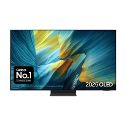 Samsung 55S95F 55 Inch 4K QD OLED Smart TV with NQ4 AI Gen3 Processor Glare Free Display and Tizen OS