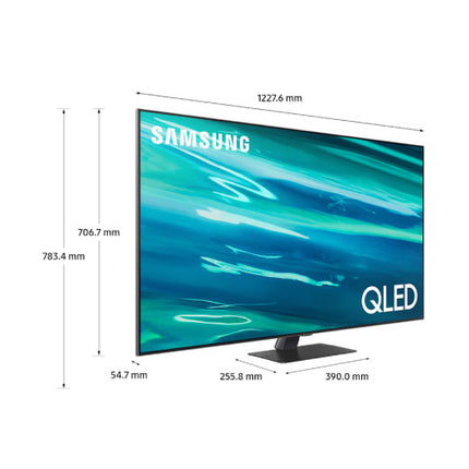 Samsung 55 Inch QLED 4K Smart TV Q80A Direct Full Array 120Hz HDR 55Q80A deep contrast screen
