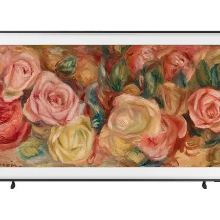 Samsung Frame TV matte display glare free screen Displays artwork or photos when TV is off 