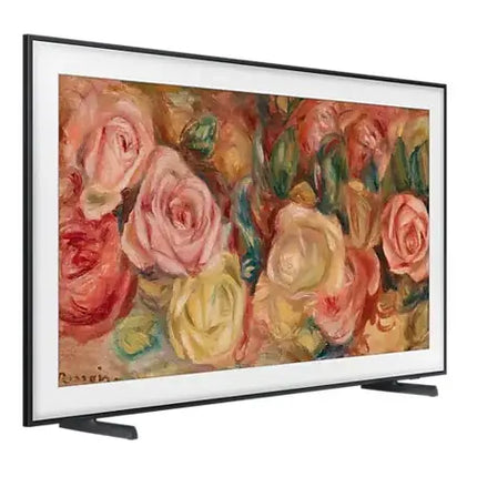 Samsung 55 Inch The Frame QLED 4K Smart TV LS03D slim wall mount design with customizable bezels
