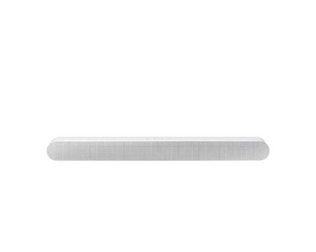 Samsung HW-S61B 5.0ch compact soundbar with Dolby Atmos, built-in woofers, Q-Symphony & wireless Bluetooth streaming for immersive sound.