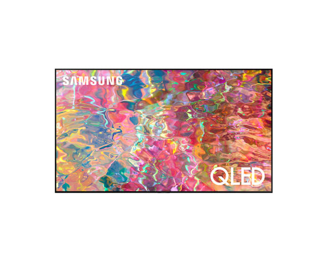 Samsung 65Q80B 65 inch QLED 4K Smart TV with Direct Full Array, 120Hz refresh rate, Quantum HDR, Object Tracking Sound and Smart Hub apps.