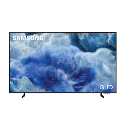 Samsung 65Q8F 65 inch QLED 4K Smart TV with 50Hz refresh rate, Quantum HDR, AI upscaling, vibrant colors, and smart streaming features.
