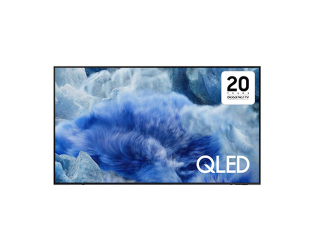 Samsung 65Q8F 65-inch QLED 4K Smart TV with 50Hz, Quantum Dot technology, HDR, smart features, enhanced contrast & immersive cinematic picture quality.