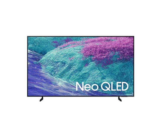 Samsung 65QN1EF 65 inch Neo QLED 4K Smart TV with Quantum Matrix Technology, AI upscaling, HDR, immersive sound, and smart entertainment features.