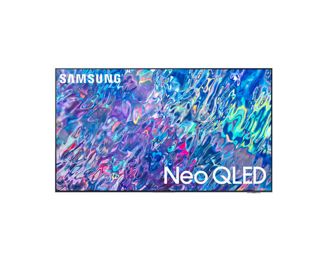 Samsung 65QN85B 65 inch Neo QLED 4K Smart TV with Mini LED, 120Hz refresh rate, Neural Quantum Processor 4K, Quantum HDR and Dolby Atmos sound.