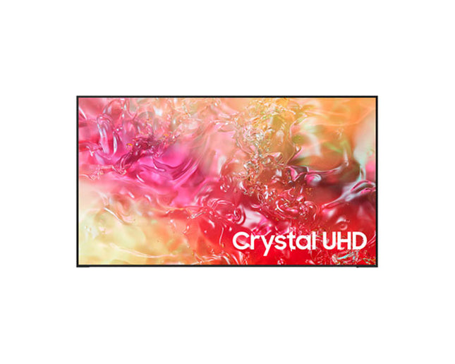 Samsung 75DU7000 75 inch Crystal UHD 4K Smart TV with HDR, PurColor, Motion Xcelerator and immersive smart entertainment.