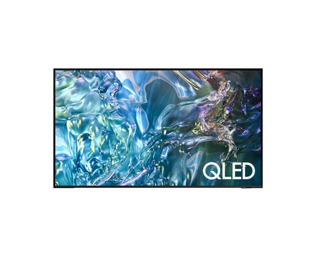 Samsung 75Q60D 75-inch QLED 4K Smart TV with Quantum HDR, Dual LED, 60Hz refresh rate, smart apps, and sleek AirSlim design.