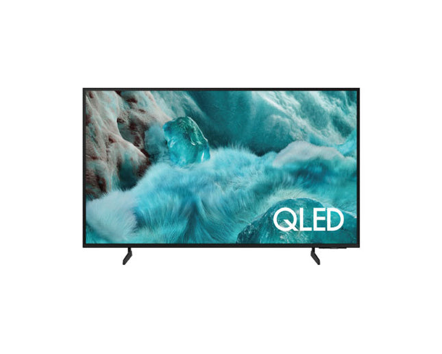 Samsung 75Q7F 75 inch QLED 4K Smart TV with Quantum HDR, 120Hz refresh rate, AI upscaling, vibrant colors, and smart streaming features.